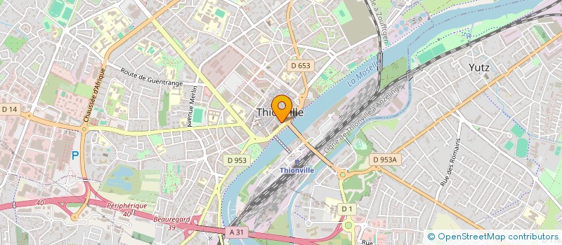 localisation de l'entreprise GEM THEO  THIONVILLE