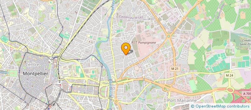 localisation de l'entreprise GEM TSA 34 à MONTPELLIER