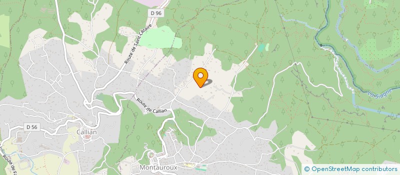 localisation de l'entreprise GEMA 1  MONTAUROUX