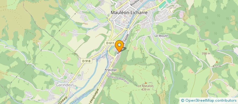 localisation de l'entreprise GEMA à MAULEON-LICHARRE