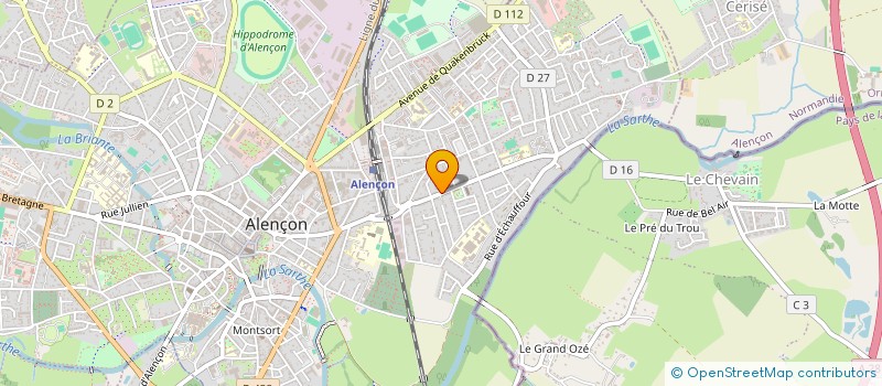 localisation de l'entreprise GEMA à ALENCON