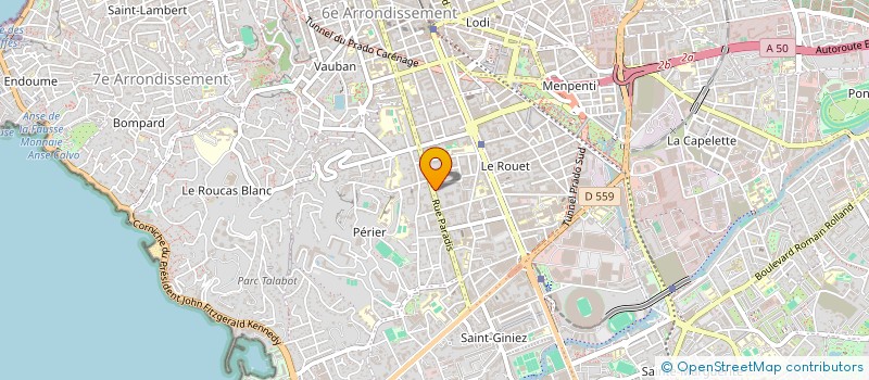 localisation de l'entreprise GEMA à MARSEILLE