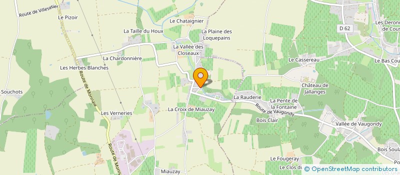 localisation de l'entreprise GEMA à VOUVRAY
