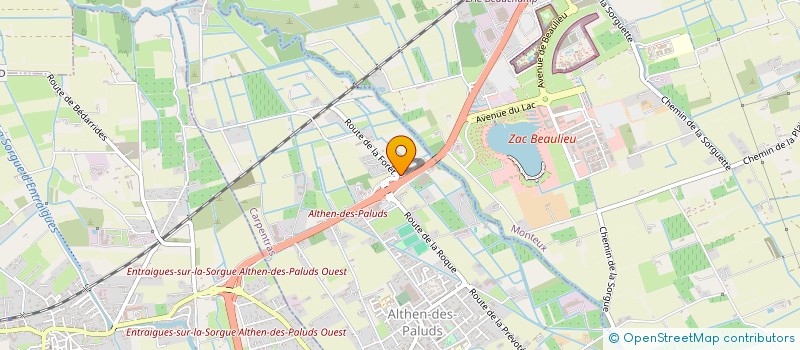 localisation de l'entreprise GEMA  ALTHEN-DES-PALUDS