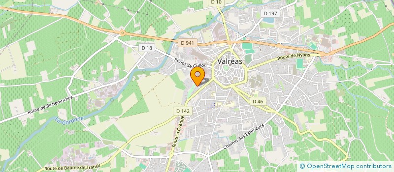 localisation de l'entreprise GEMA IMMOBILIER à VALREAS