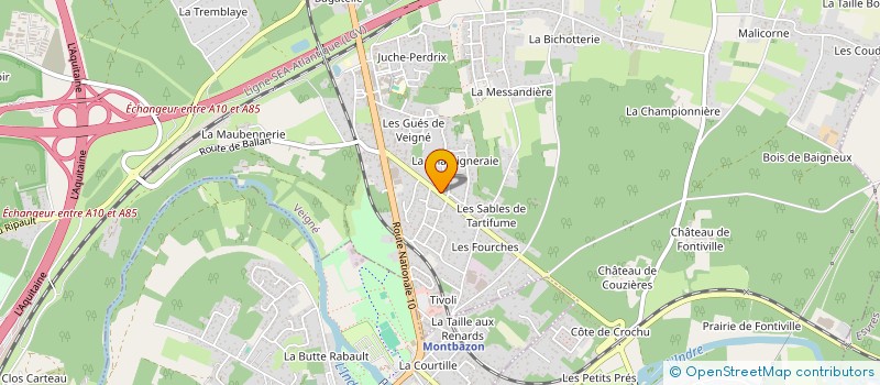 localisation de l'entreprise GEMABE à VEIGNE