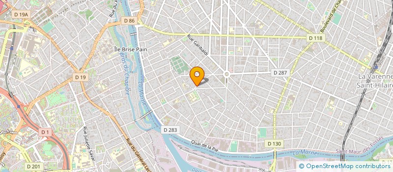 localisation de l'entreprise GEMACO à SAINT-MAUR-DES-FOSSES