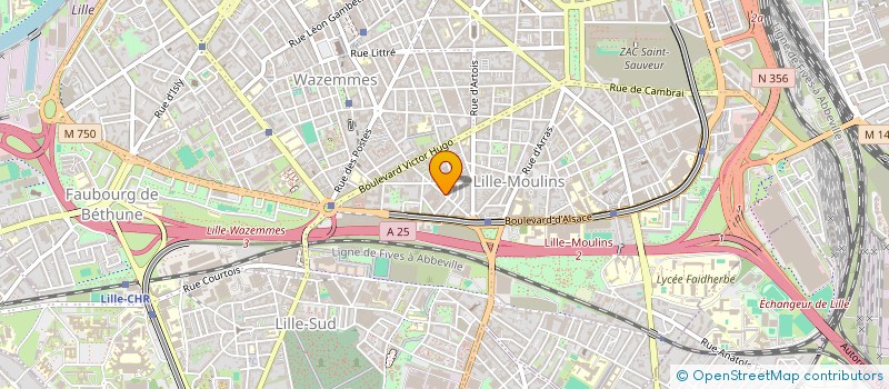localisation de l'entreprise GEMAG à LILLE