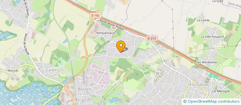 localisation de l'entreprise GEMAG  LA BAULE-ESCOUBLAC