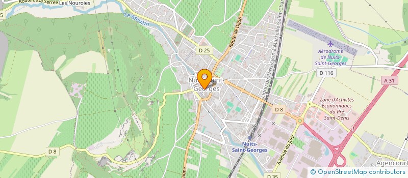 localisation de l'entreprise GEMAG  NUITS-SAINT-GEORGES