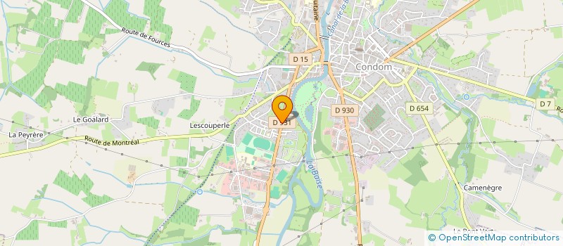 localisation de l'entreprise GEMAG32  CONDOM