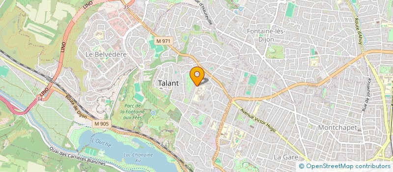 localisation de l'entreprise GEMAKE à TALANT