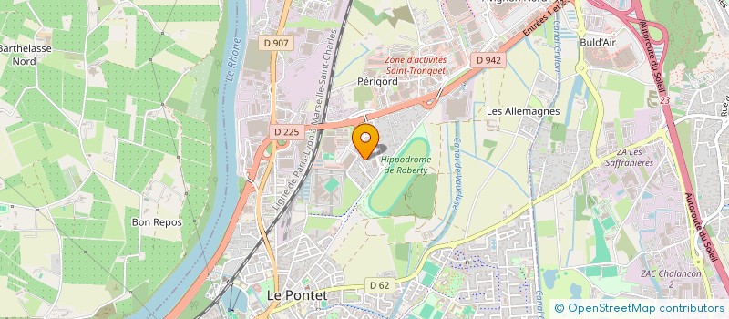 localisation de l'entreprise GEMALDI  LE PONTET