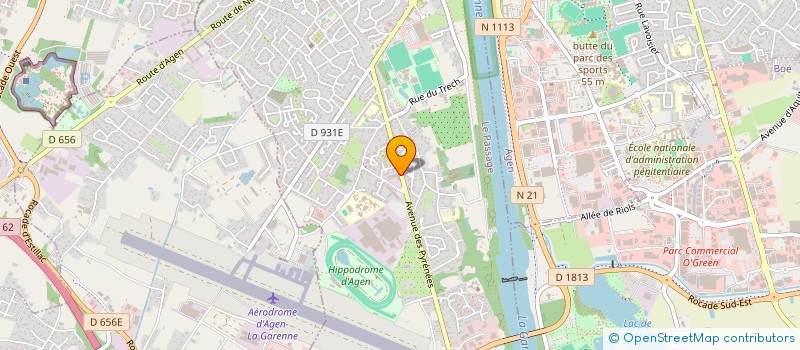 localisation de l'entreprise GEMALIE  LE PASSAGE