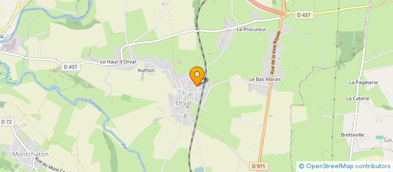 localisation de l'entreprise GEMAP  ORVAL SUR SIENNE