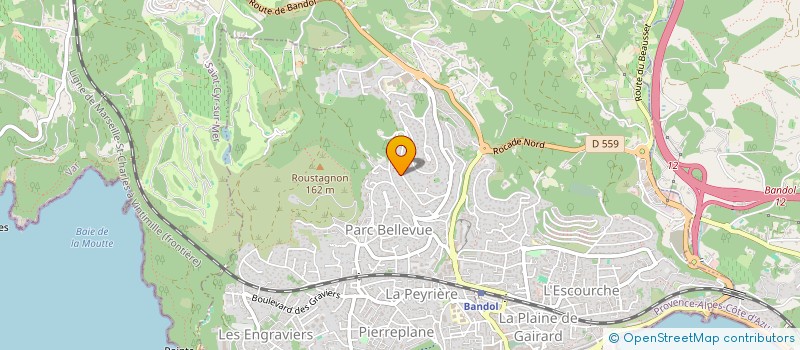 localisation de l'entreprise GEMAPA  BANDOL