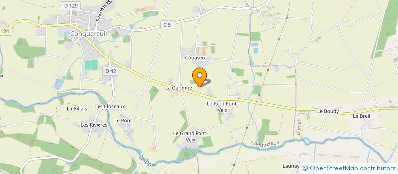 localisation de l'entreprise GEMAR à CONQUEREUIL