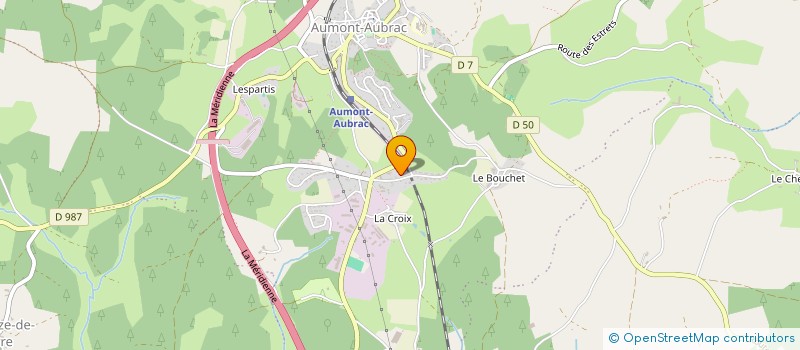 localisation de l'entreprise GEMARIN FRERES à PEYRE EN AUBRAC