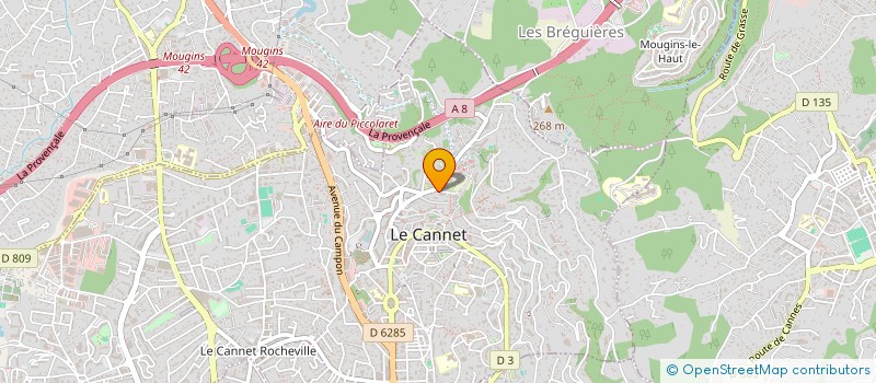 localisation de l'entreprise GEMAU à LE CANNET