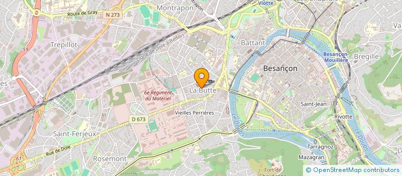 localisation de l'entreprise GEMAU  BESANCON