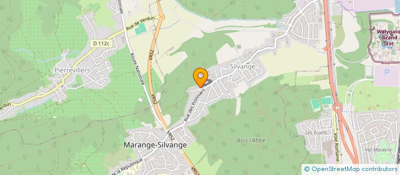 localisation de l'entreprise GEMAUD  MARANGE-SILVANGE