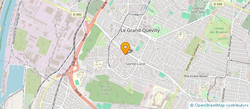 localisation de l'entreprise GEMAX  LE GRAND-QUEVILLY