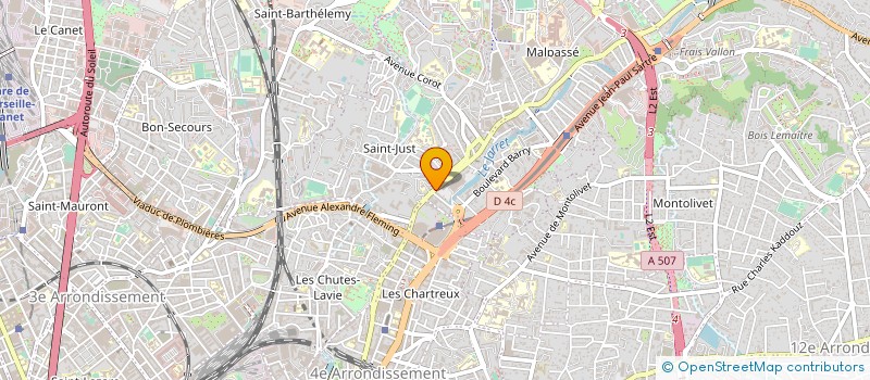 localisation de l'entreprise GEMBATIR à MARSEILLE