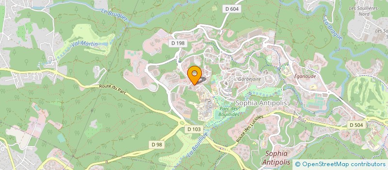 localisation de l'entreprise GEMCO OIL CORPORATION  VALBONNE