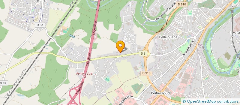 localisation de l'entreprise GEMDIS 86 à VOUNEUIL-SOUS-BIARD