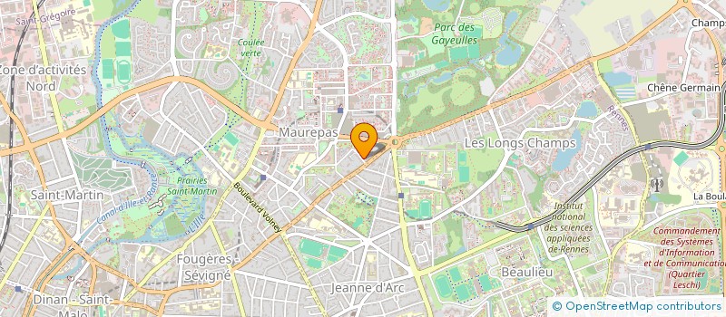 localisation de l'entreprise GEME  RENNES