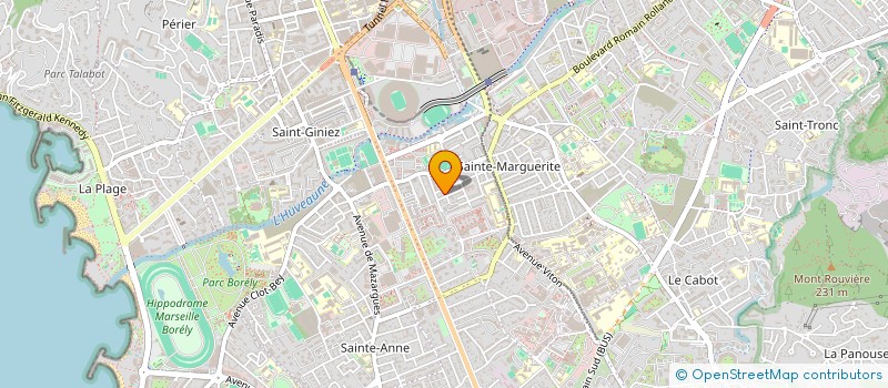 localisation de l'entreprise GEME à MARSEILLE