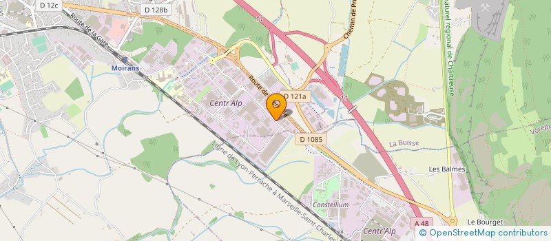 localisation de l'entreprise GEME PUB  MOIRANS