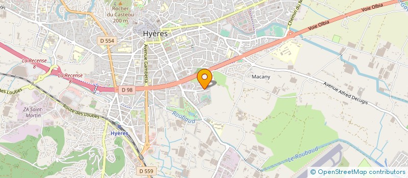 localisation de l'entreprise GEMEAUX 1ER ETAGE à HYERES