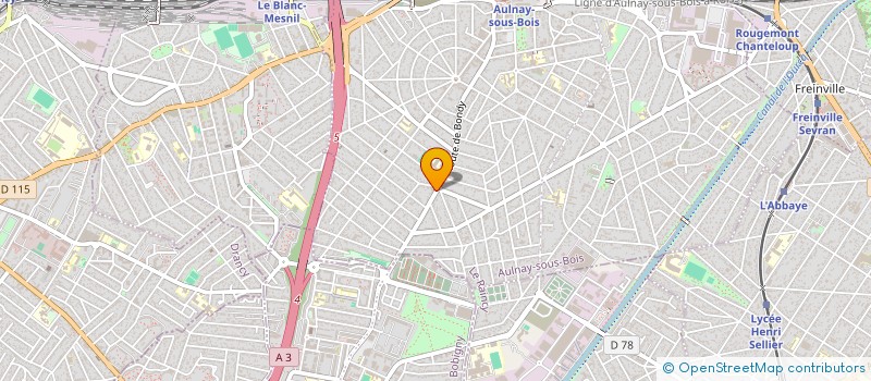 localisation de l'entreprise GEMEAUX CHAINE GRAPHIQUE à AULNAY-SOUS-BOIS