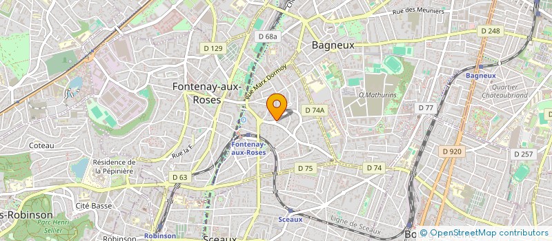 localisation de l'entreprise GEMEDIS FINANCE  FONTENAY-AUX-ROSES