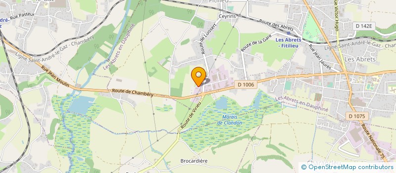 localisation de l'entreprise GEMELLI  LES ABRETS-EN-DAUPHINE