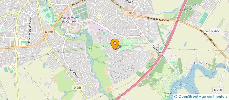 localisation de l'entreprise GEMELLUS à CHOLET
