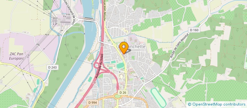 localisation de l'entreprise GEMELUS à VILLENEUVE-LES-AVIGNON