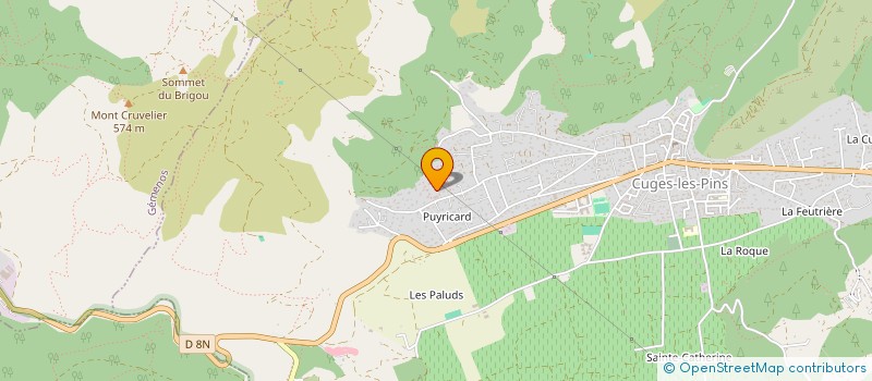 localisation de l'entreprise GEMENOS PING  CUGES-LES-PINS