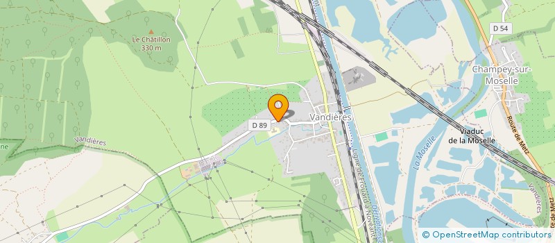 localisation de l'entreprise GEMFM  VANDIERES