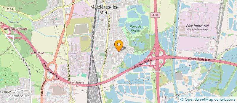 localisation de l'entreprise GEMFMATIC  MAIZIERES-LES-METZ