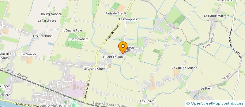 localisation de l'entreprise GEMG  LOIRE-AUTHION