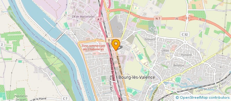 localisation de l'entreprise GEMI  BOURG-LES-VALENCE