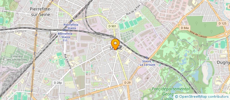 localisation de l'entreprise GEMIL à STAINS