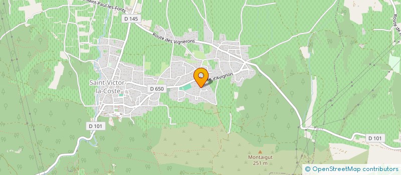 localisation de l'entreprise GEMILEC  SAINT-VICTOR-LA-COSTE