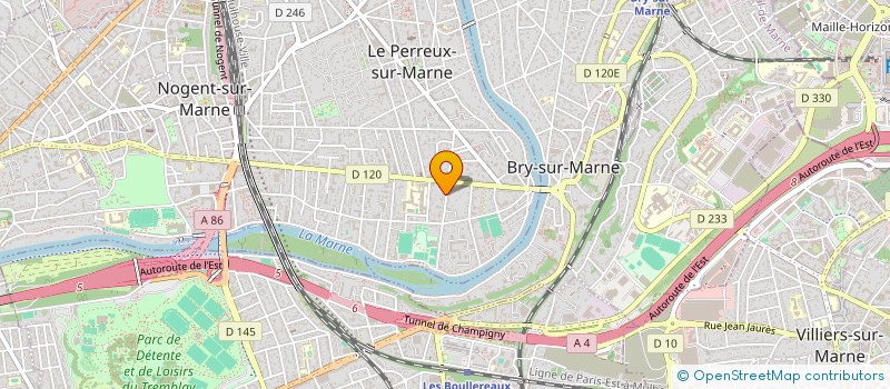 localisation de l'entreprise GEMINA  LE PERREUX-SUR-MARNE