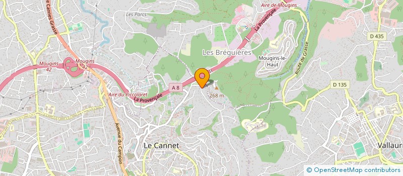 localisation de l'entreprise GEMINA à LE CANNET