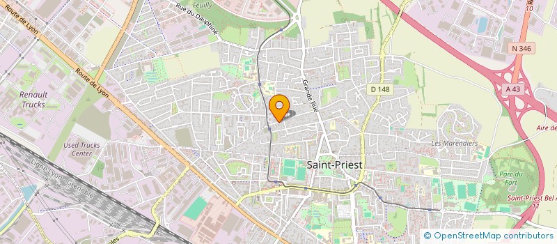 localisation de l'entreprise GEMINAS  SAINT-PRIEST