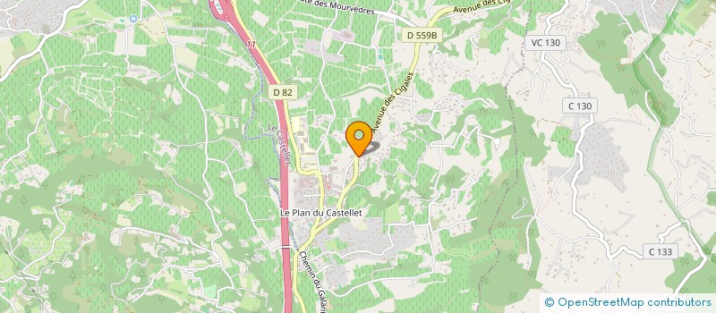 localisation de l'entreprise GEMINI  LE CASTELLET