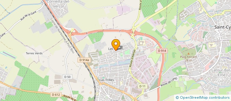 localisation de l'entreprise GEMINI  ELNE